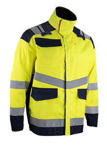 VESTE MULTIRISQUE - PRATIC RANGE HV LMA KRYPTON JAUNE FLUO/MARINE