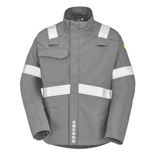 BLOUSON MULTIRISQUE ATEX REFLECT OSTRY 320G GRIS ACIER