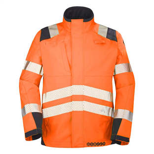 SOFTSHELL MULTIRISQUE TEIDE ORANGE FLUO/MARINE