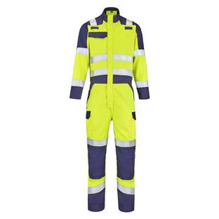 COMBINAISON MACA ATEX HV 260 XP JAUNE FLUO/ MARINE
