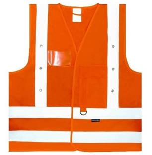 GILET HV A LEDS K-SAFE Orange HV