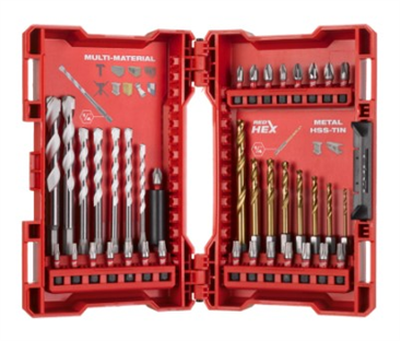 COFFRET FORETS RED HEX + MULTI MATERIAUX + EMBOUTS 39PCS