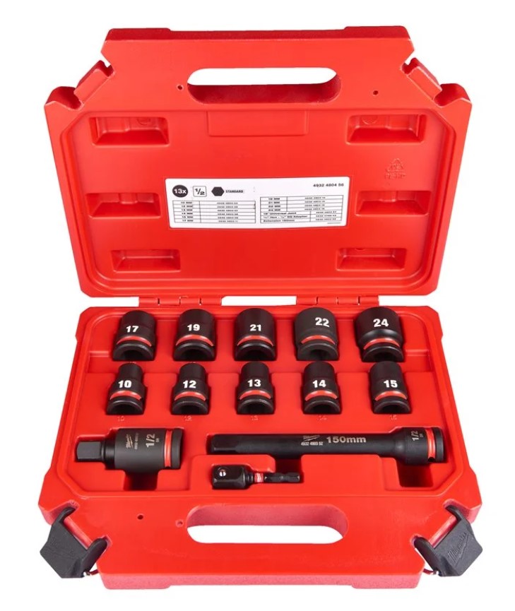 COFFRET DOUILLES CHOC SHOCKWAVE 1/2 COURTES 13PCS
