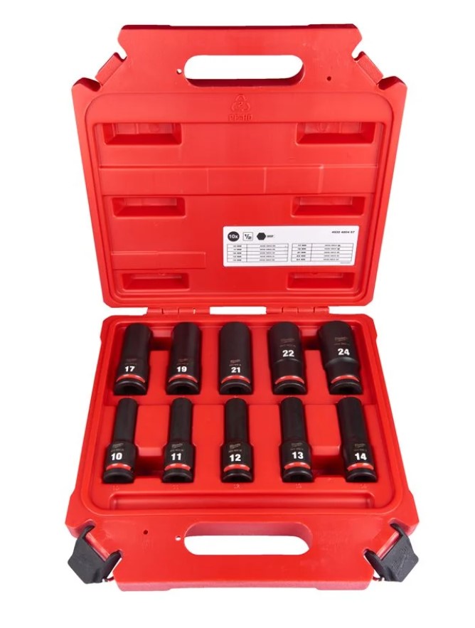 COFFRET DOUILLES CHOC SHOCKWAVE 1/2 LONGUES 10PCS