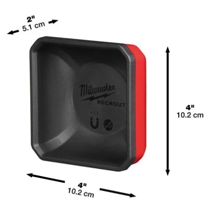 PACKOUT BAC MAGNÉTIQUE 10X10CM