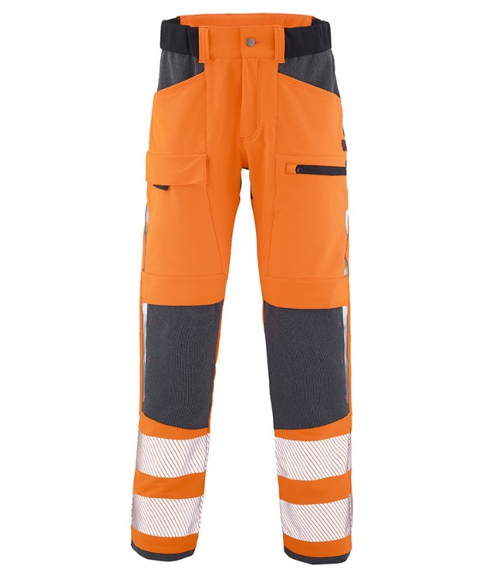 PANTALON STRETCH HV TWIST ORANGE/GRIS