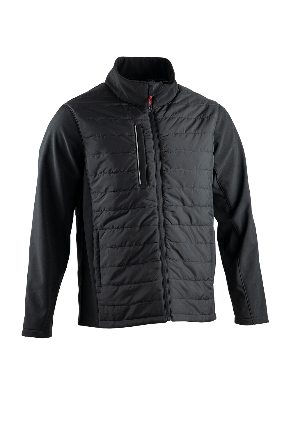 VESTE BI-MATIERE DOUDOUNE/SOFTSHELL SOFT NOIRE