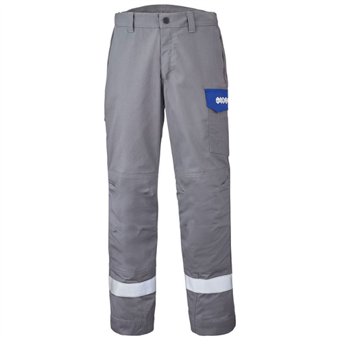 PANTALON OLCA ATEX KOLOR 320 XP GRIS ACIER/BLEU BUGATTI