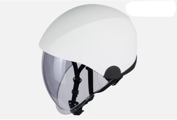 CASQUE ELEC FALCON VOLT A VISIERE ESCAMOTABLE - blanc